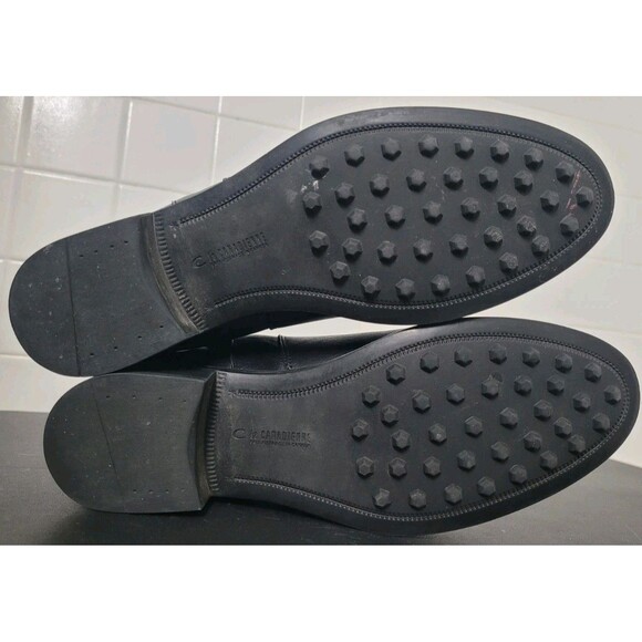 La Canadienne Black Leather Zip Up Ankle Boots Sz 8.5M 37013 Side Buckle - Picture 13 of 13